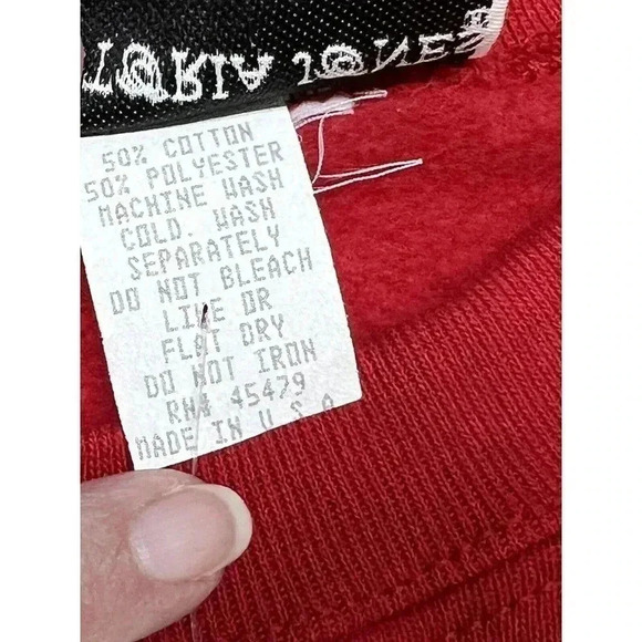 NEW W TAGS VINTAGE SINGLE STITCH 80'S VICTORIA JONES CHRISTMAS SHIRT MADE USA - Picture 4 of 11